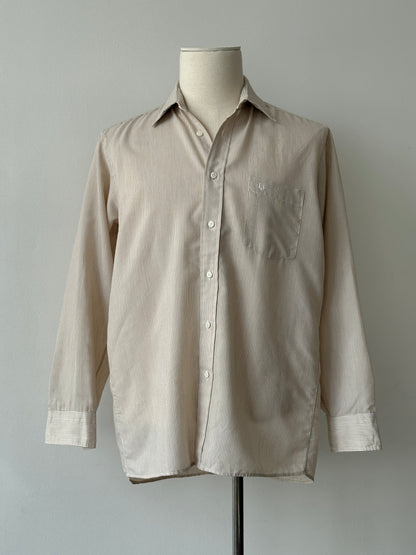 Christian Dior Chemises 1990s Logo Striped Shirt - M