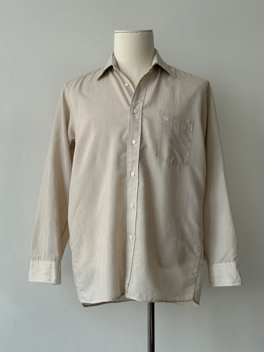 Christian Dior Chemises 1990s Logo Striped Shirt - M