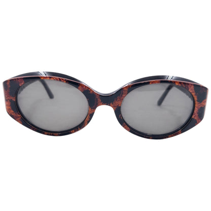 Vintage 90s YSL Yves Saint Laurent Braided Frame Sunglasses | O/S, Tortoiseshell