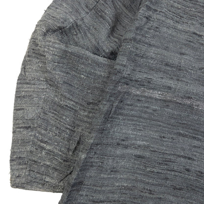Vintage 2000s Issey Miyake Woven Blazer Jacket Size L | Large, Grey