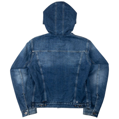 Vintage Versace Jeans Couture Fleece Lined Denim Jacket Womens Size M