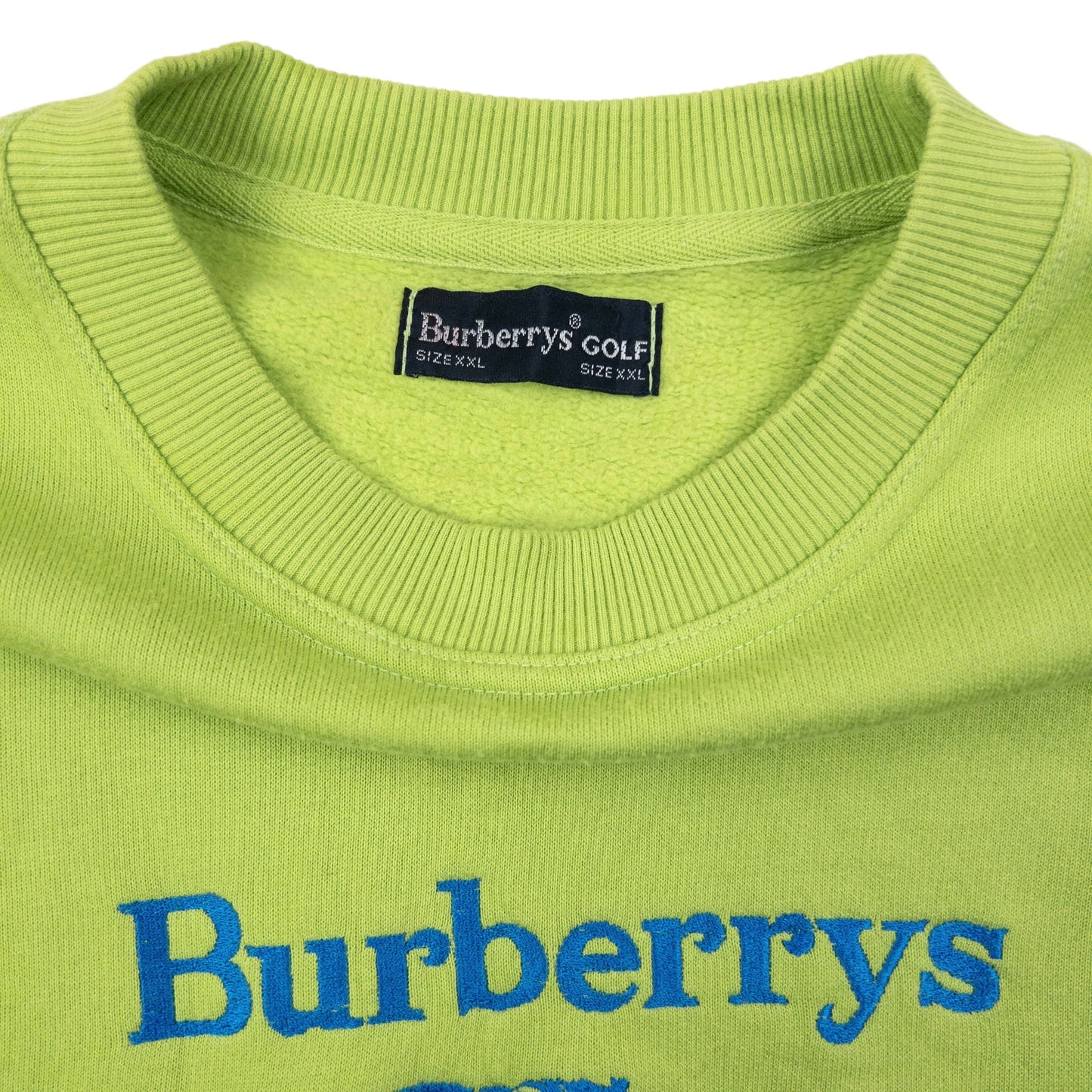 Vintage Burberry Golf Embroidered Sweatshirt Size XL