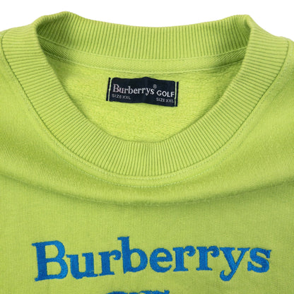 Vintage Burberry Golf Embroidered Sweatshirt Size XL