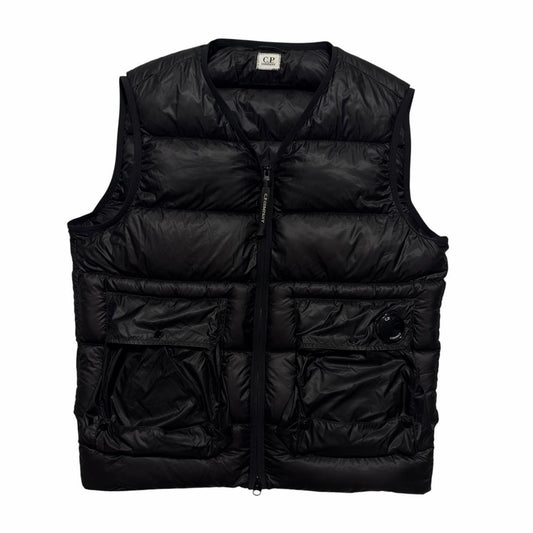 CP Company D.D. Shell Down Gilet | Medium, Black