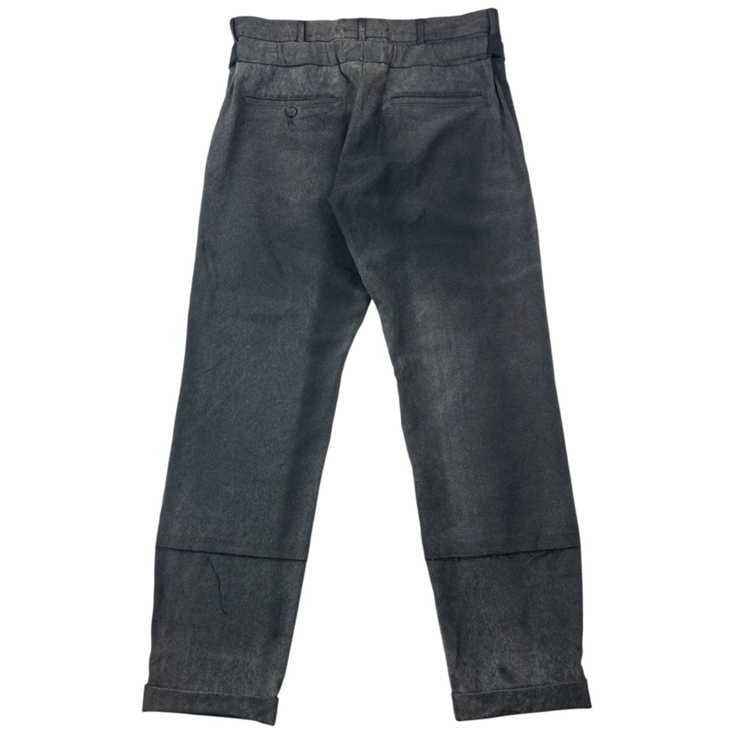 Vintage 2000s Comme Des Garçons HOMME Plus Double Waist Trousers Size W31 | W31, Grey