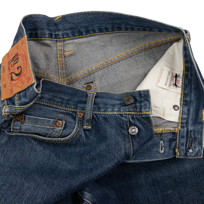 Vintage Evisu Double Gull Embroidered Japanese Denim Jeans Size W30