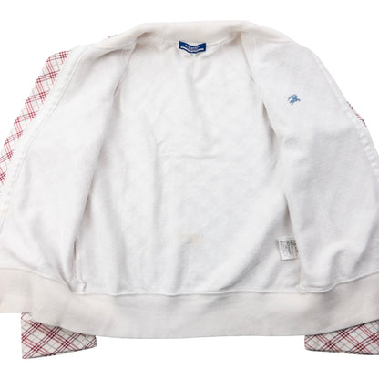 Vintage 2000s Burberry Blue Label Nova Check Zip Up Sweatshirt Womens Size S | Small, Blue