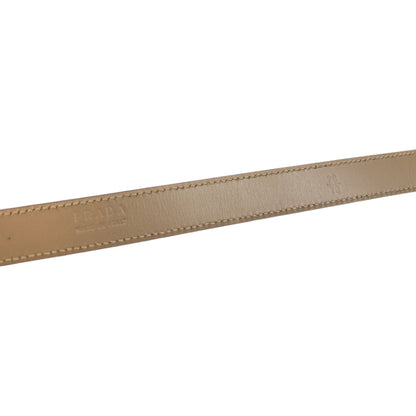 Vintage 2000s Prada Snakeskin Leather Belt Womens Size W25 | O/S, Beige