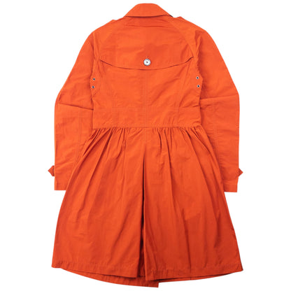 Vintage 2000s Burberry Brit Trench Jacket Womens Size S | Small, Orange