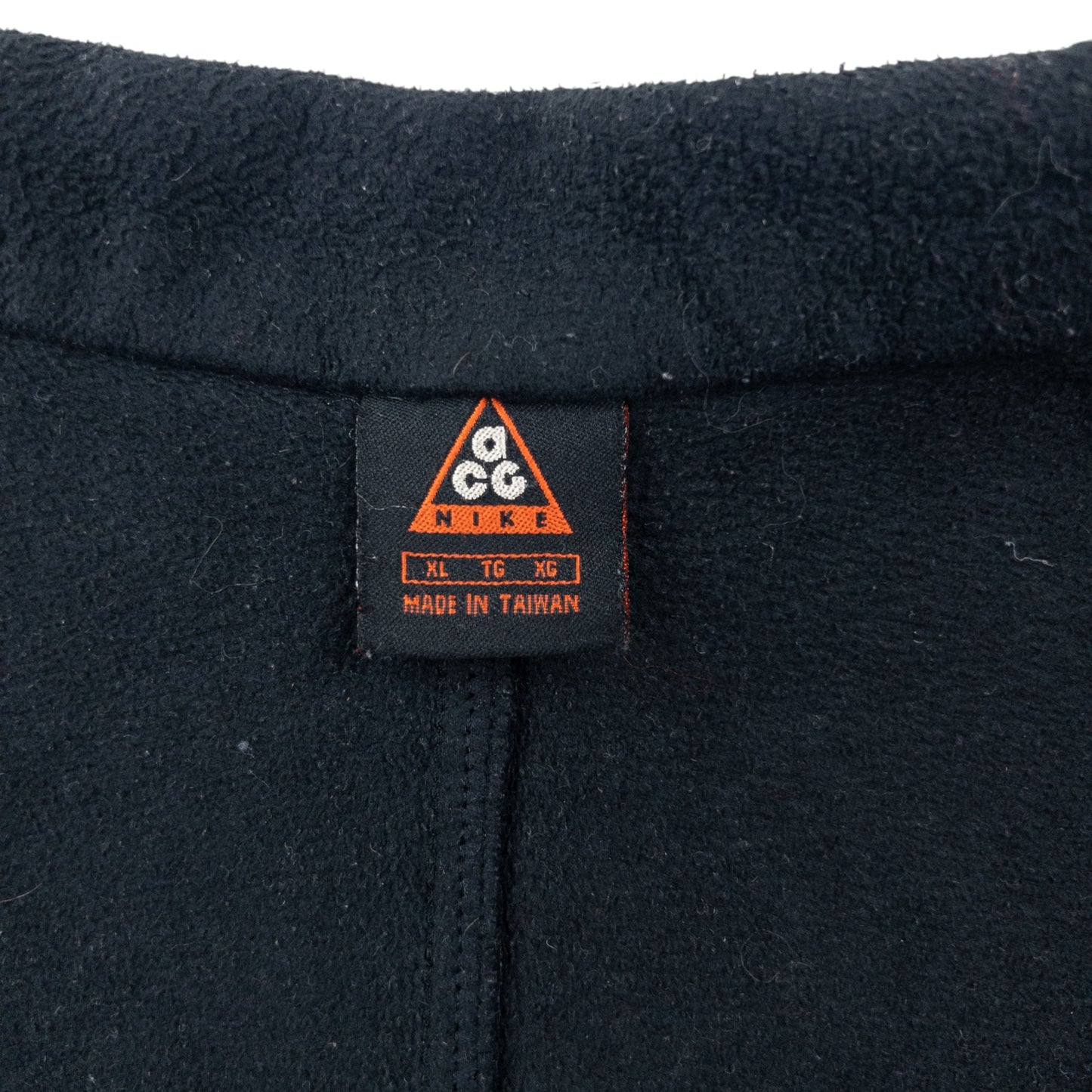 Vintage 90s Nike ACG Therma-Fit Half Zip Fleece Sweatshirt Size XL | XL, Black