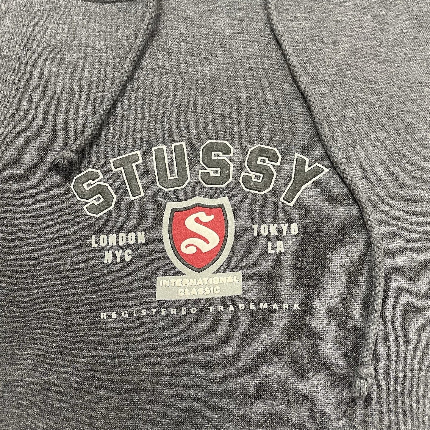 Vintage Stussy Classics Hoodie, Size Medium | Stussy, Grey