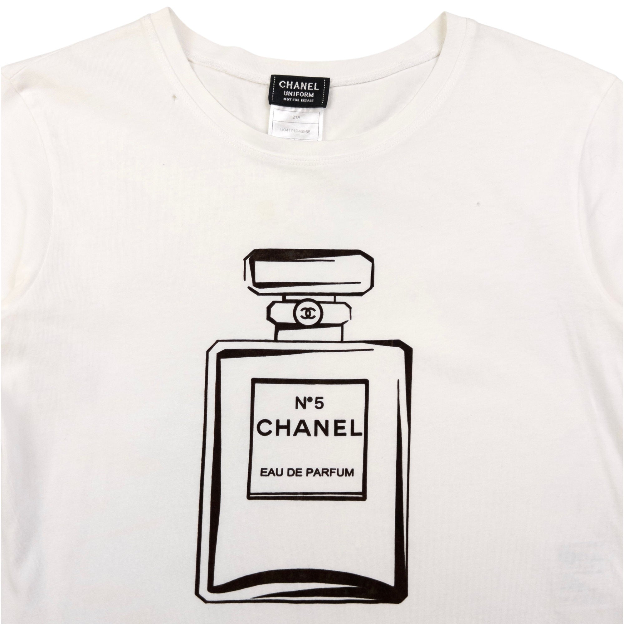 Vintage Chanel Uniform No 5 Bottle T Shirt Womens Size XS | Known