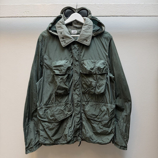 CP Company Multipocket Goggle Jacket (L) | Large, Green