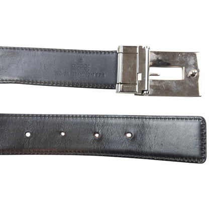 Vintage 2000s Gucci Leather Belt Size S | O/S, Black