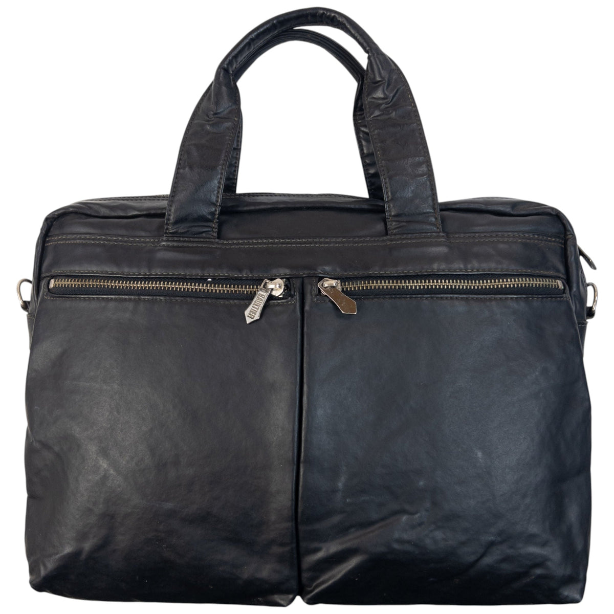Vintage 2000s Jean Paul Gaultier Leather Handbag | O/S, Black