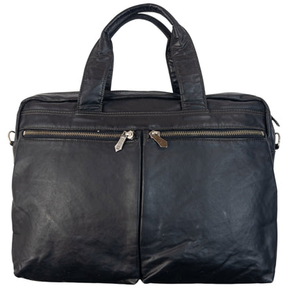 Vintage 2000s Jean Paul Gaultier Leather Handbag | O/S, Black