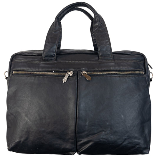 Vintage 2000s Jean Paul Gaultier Leather Handbag | O/S, Black