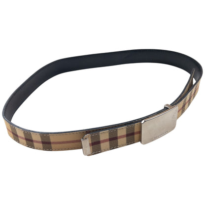 Vintage 2000s Burberry Nova Check Belt Size W26