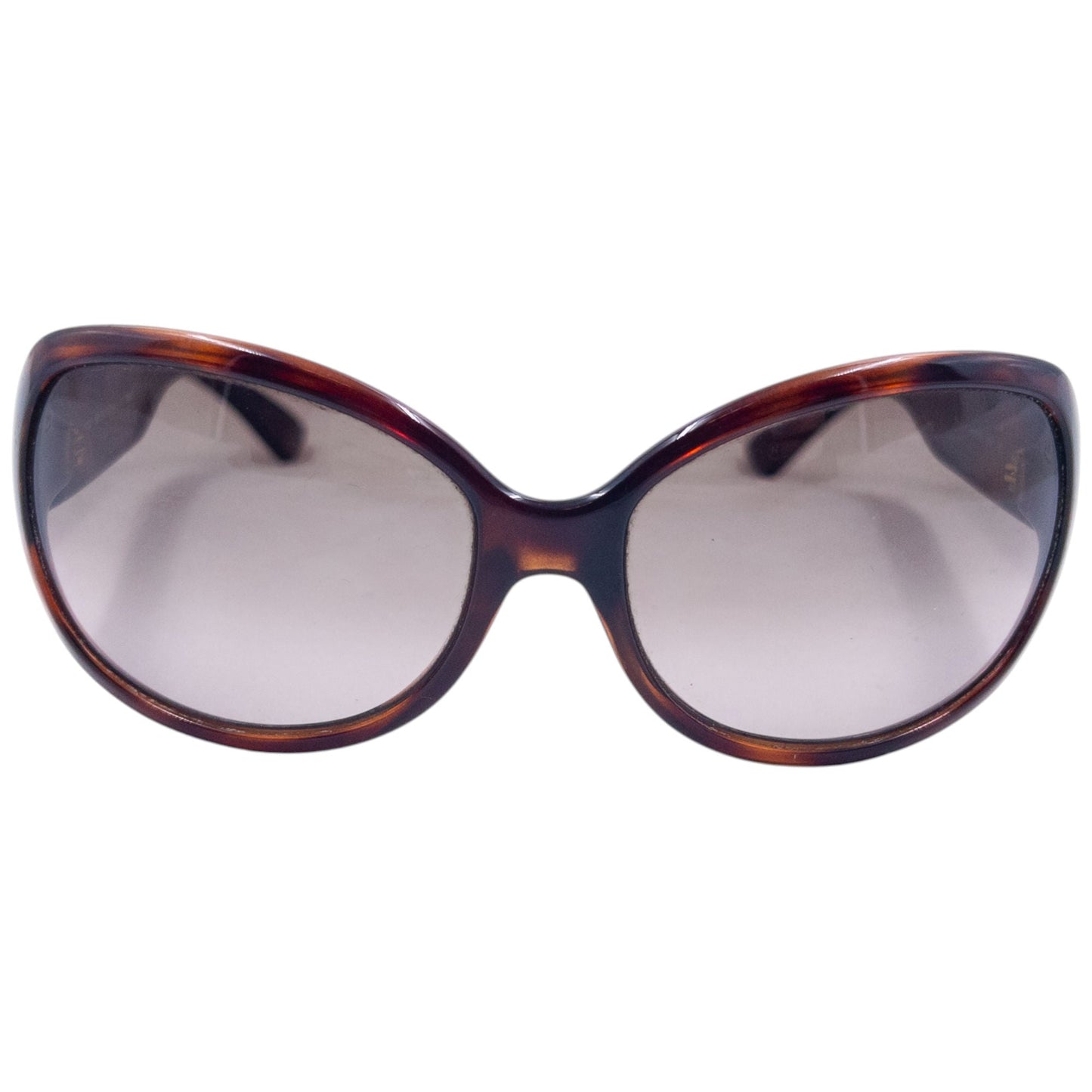 Vintage Fendi Embossed Monogram Tortoise Shell Sunglasses