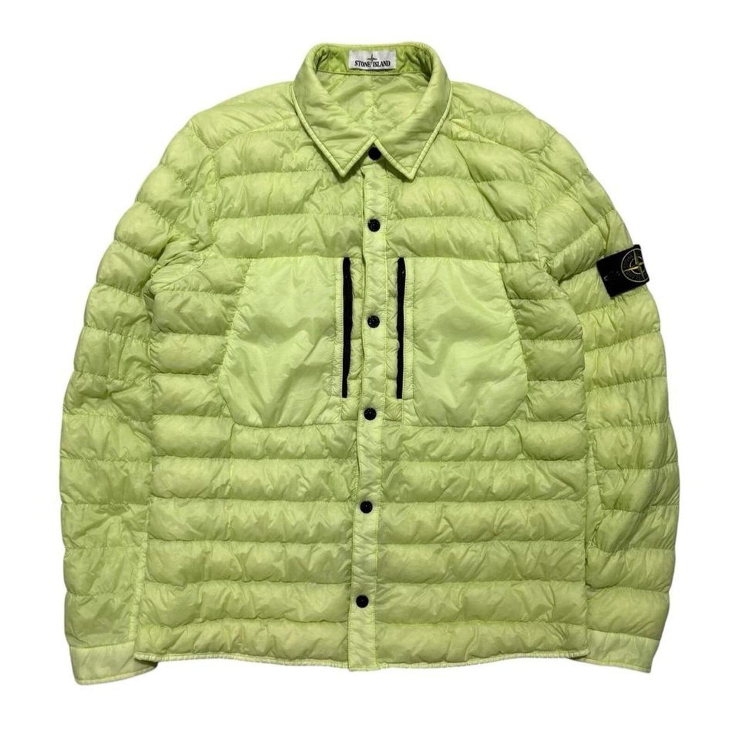 Stone Island Garment Dyed Down Overshirt