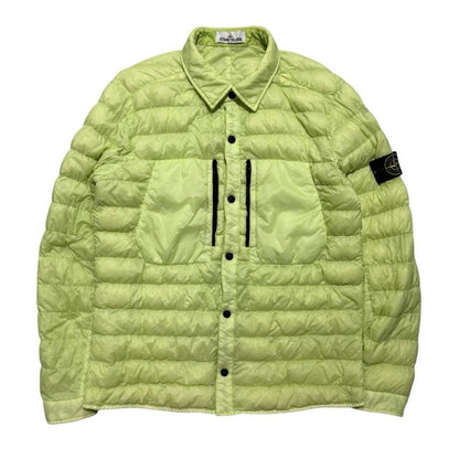Stone Island Garment Dyed Down Overshirt