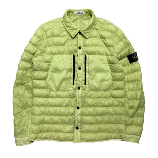 Stone Island Garment Dyed Down Overshirt