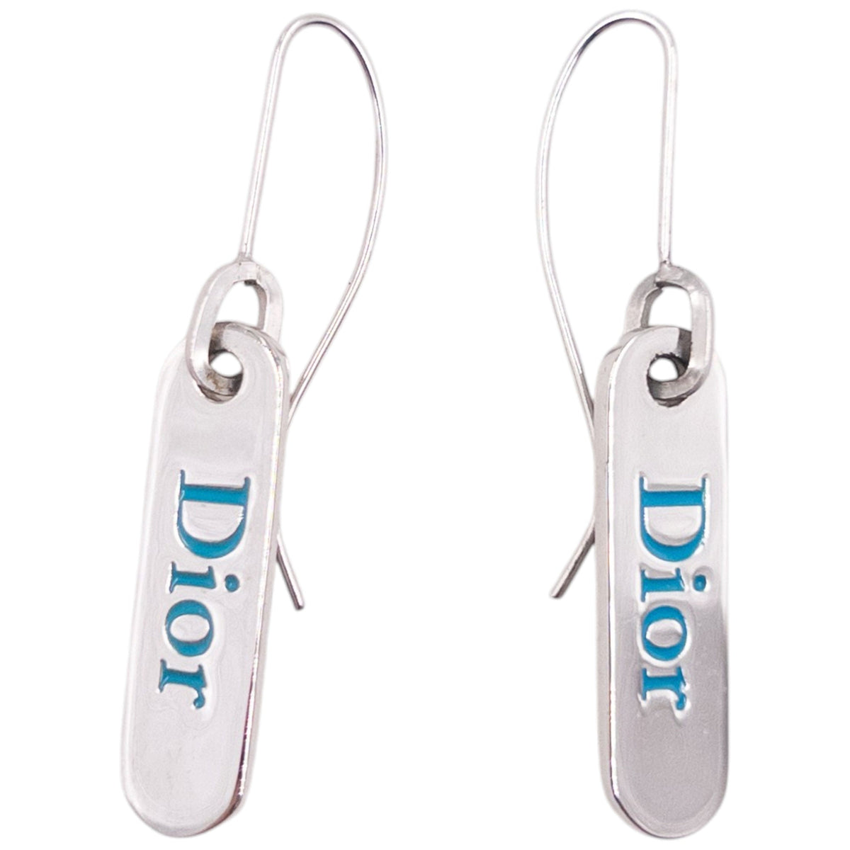 Vintage 2000s Dior By John Galliano Embossed Earrings | O/S, Multicoloured