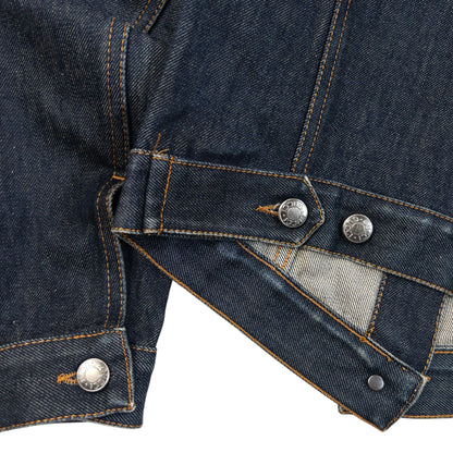 Vintage 2000s Gucci By Tom Ford Button Up Denim Jacket Womens Size S | Small, Navy