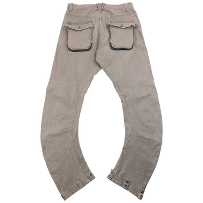 Vintage 2000s PPFM Curved Stacked Leg Denim Jeans Size W33 | W33, Beige