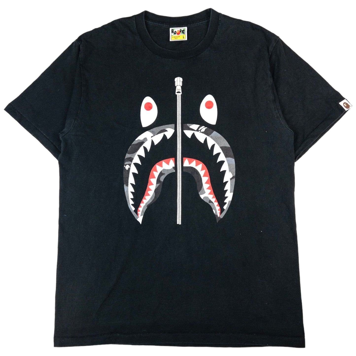 Vintage BAPE Shark Graphic T Shirt Size L