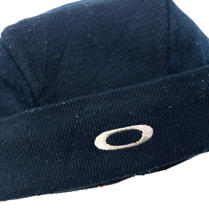 Vintage 90s Oakley Embroidered Beanie Hat | O/S, Navy