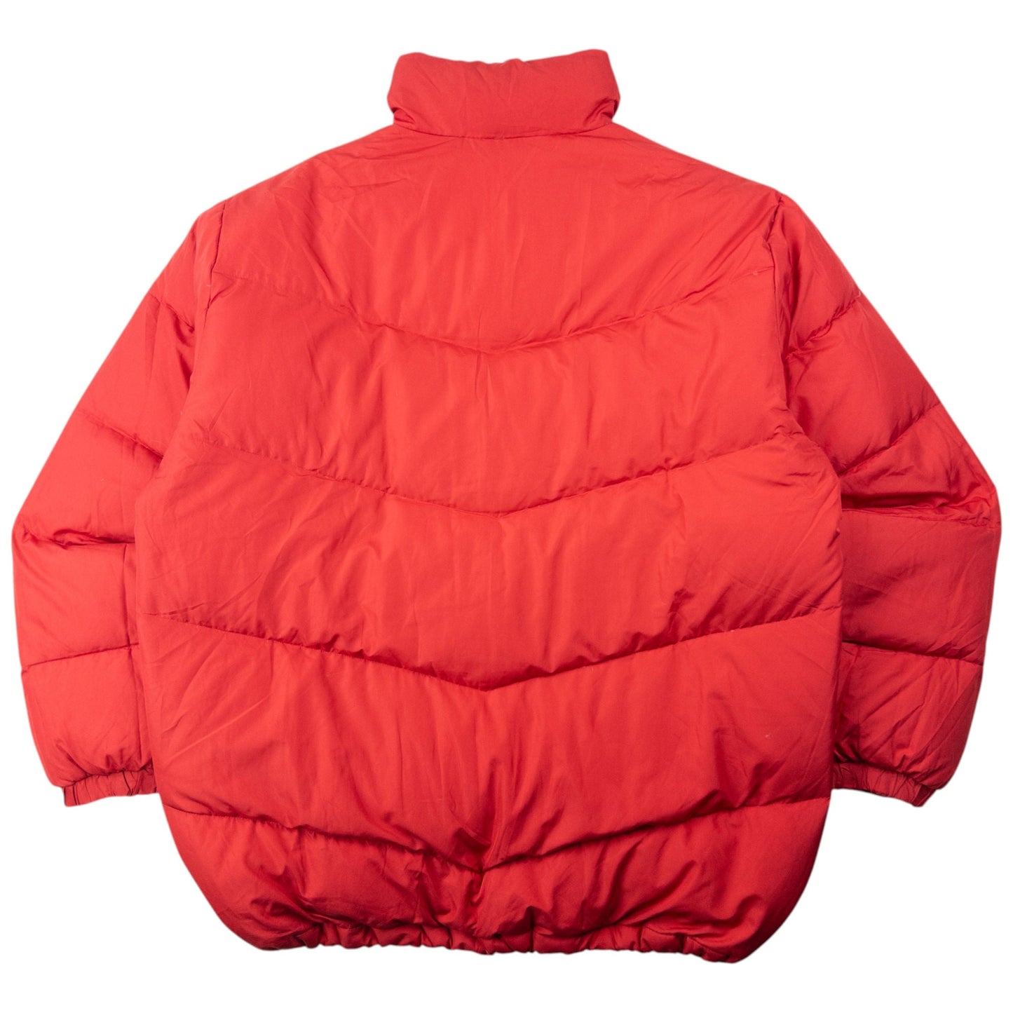 Vintage 90s Balenciaga Zip Up Puffer Jacket Size L | Large, Red