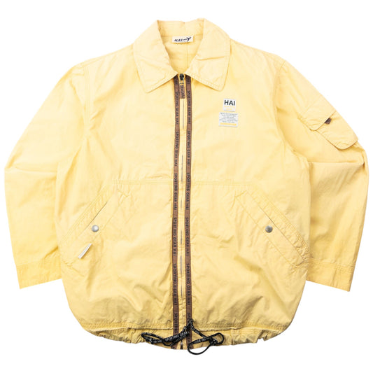 Vintage 90s Hai Sporting Gear By Issey Miyake Zip Up Jacket Size L | Large, Yellow