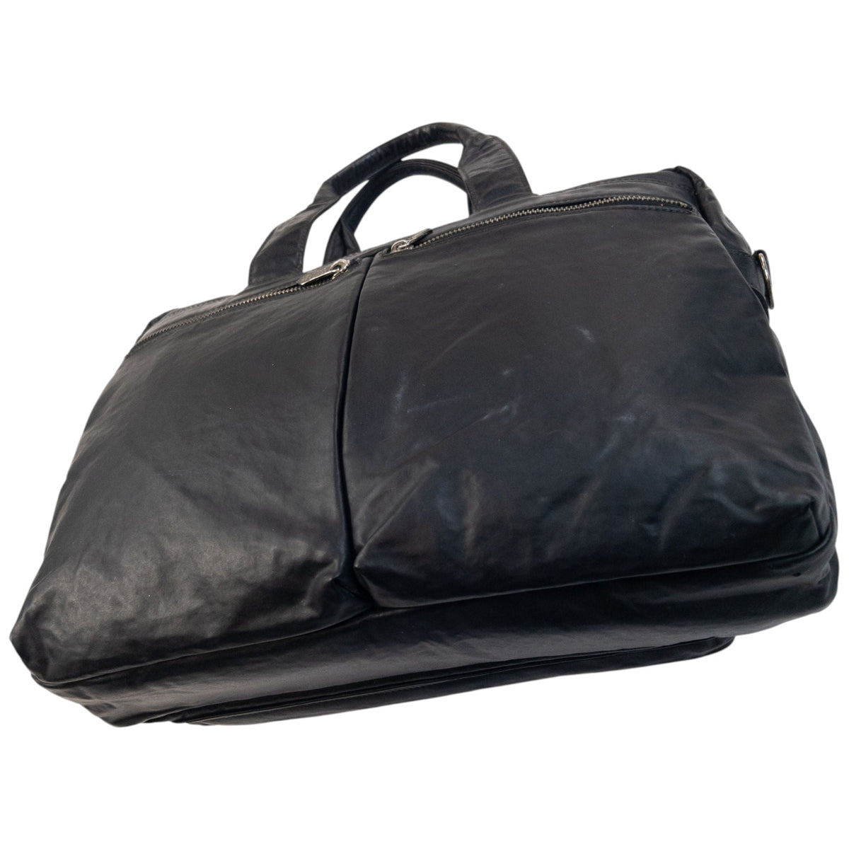 Vintage 2000s Jean Paul Gaultier Leather Handbag | O/S, Black
