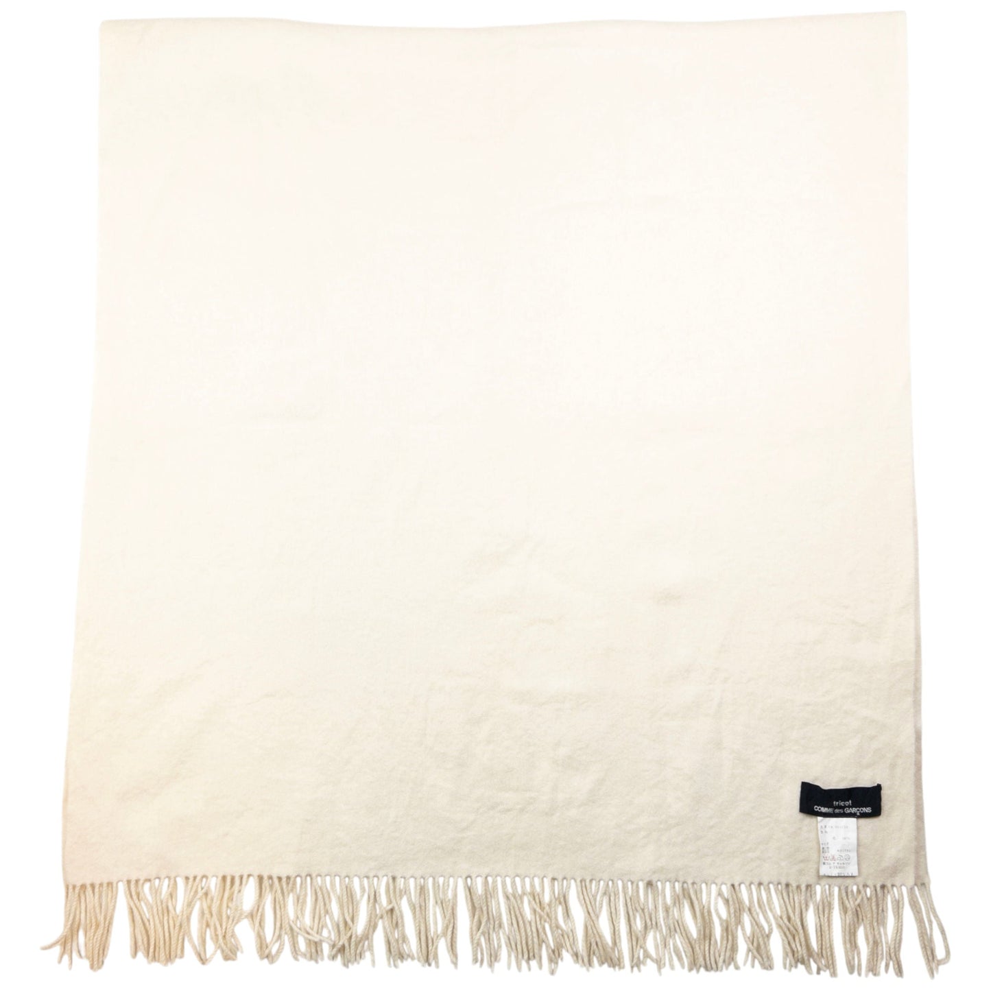 Vintage Comme Des Garçons Tricot Wool Throw Blanket