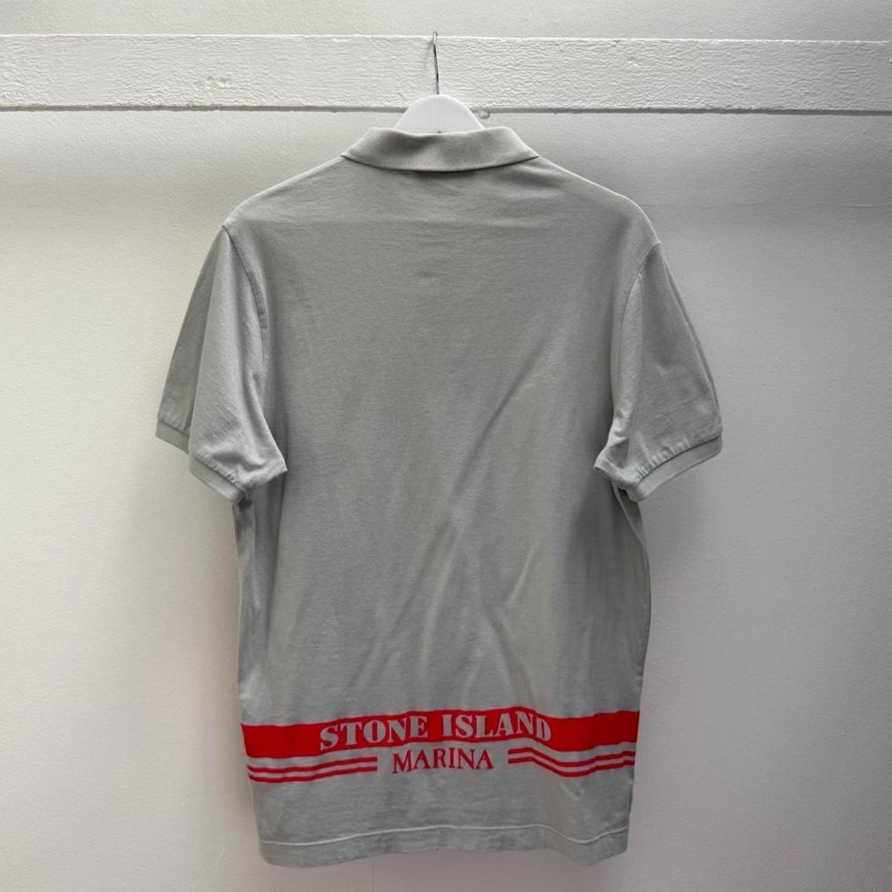 Stone Island Marina Polo Shirt (L) | Large, Grey