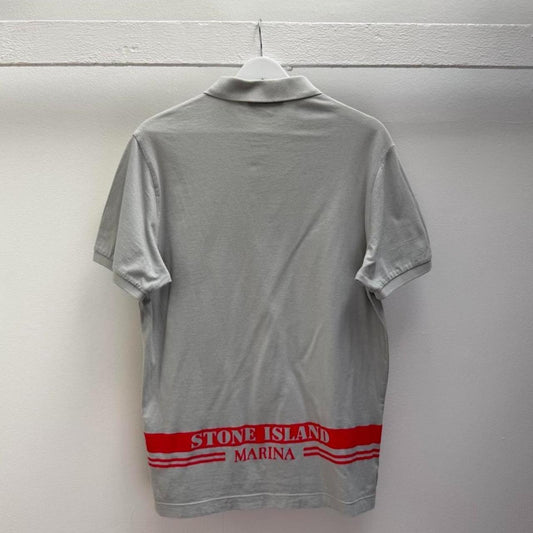 Stone Island Marina Polo Shirt (L) | Large, Grey