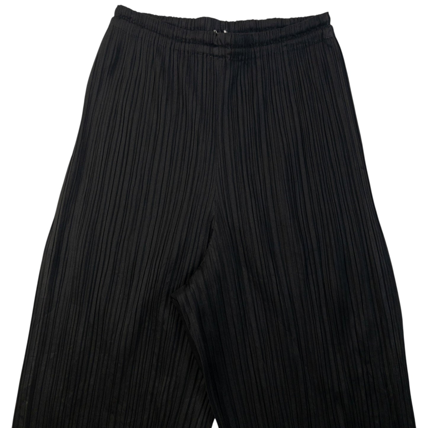 Vintage 90s Pleats Please By Issey Miyake Culotte Trousers Womens Size L | Large, Black