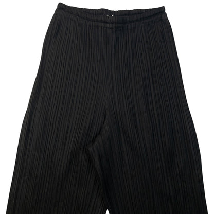 Vintage 90s Pleats Please By Issey Miyake Culotte Trousers Womens Size L | Large, Black