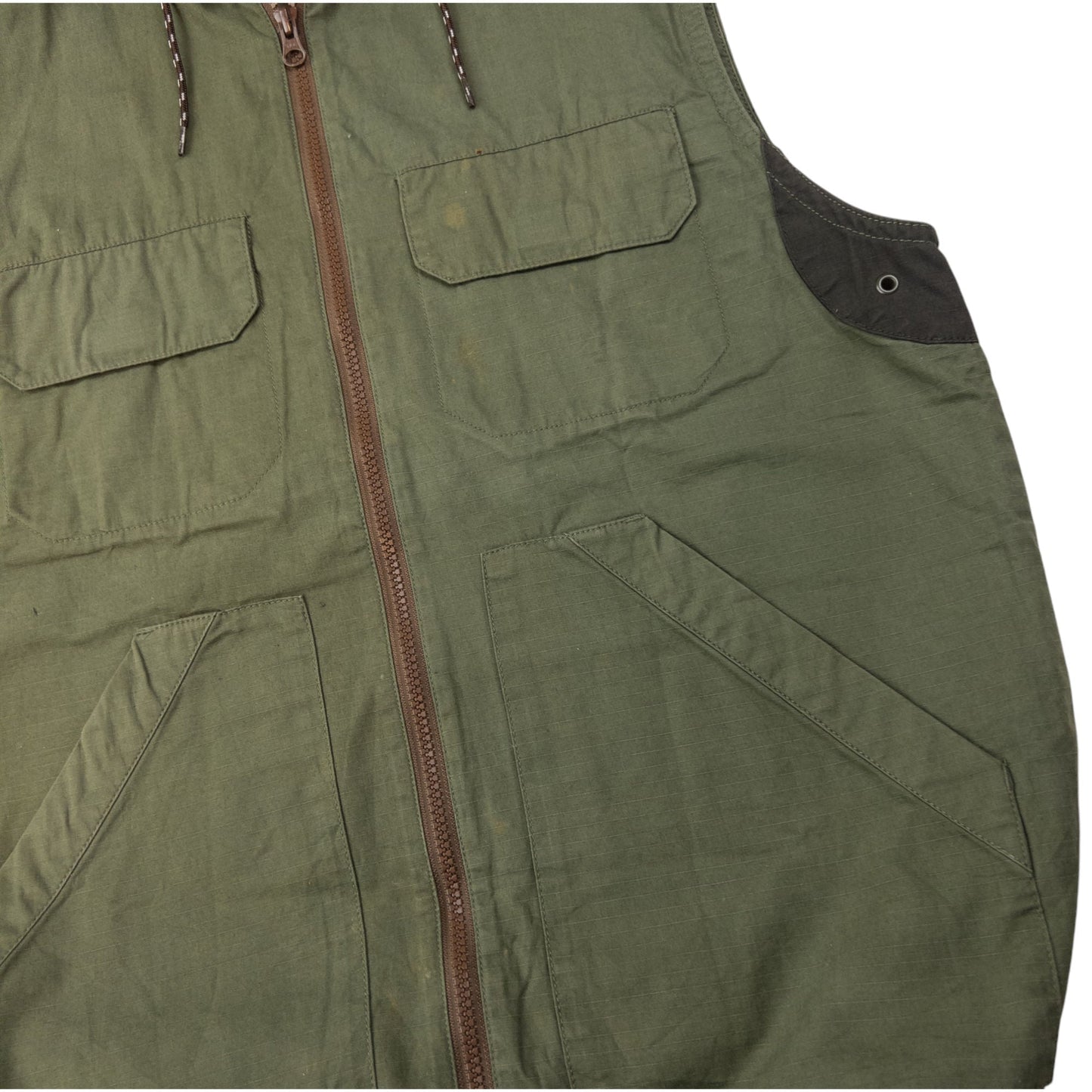 Vintage Stussy Zip Up Gilet Vest Size M