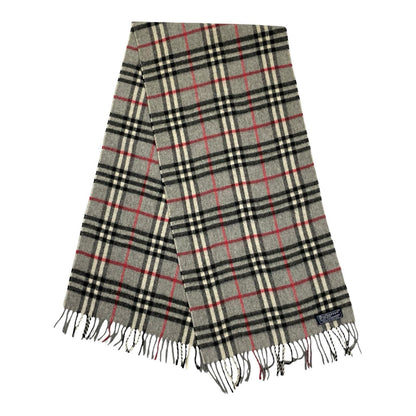 Burberry Nova Check Scarf 100% Cashmere | Burberry, Grey