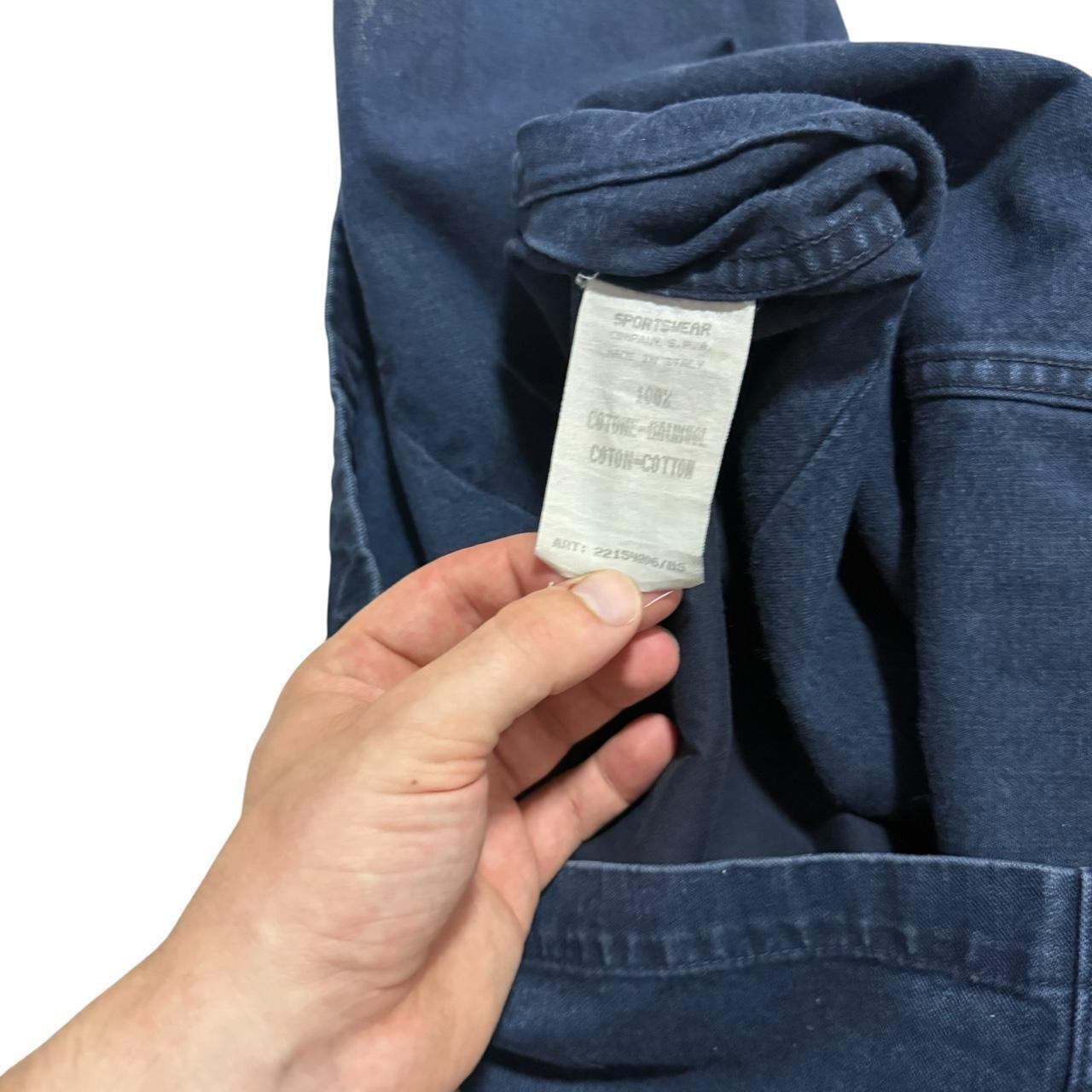 Stone Island 1995 Denim Carpenter Jacket | XL, Navy