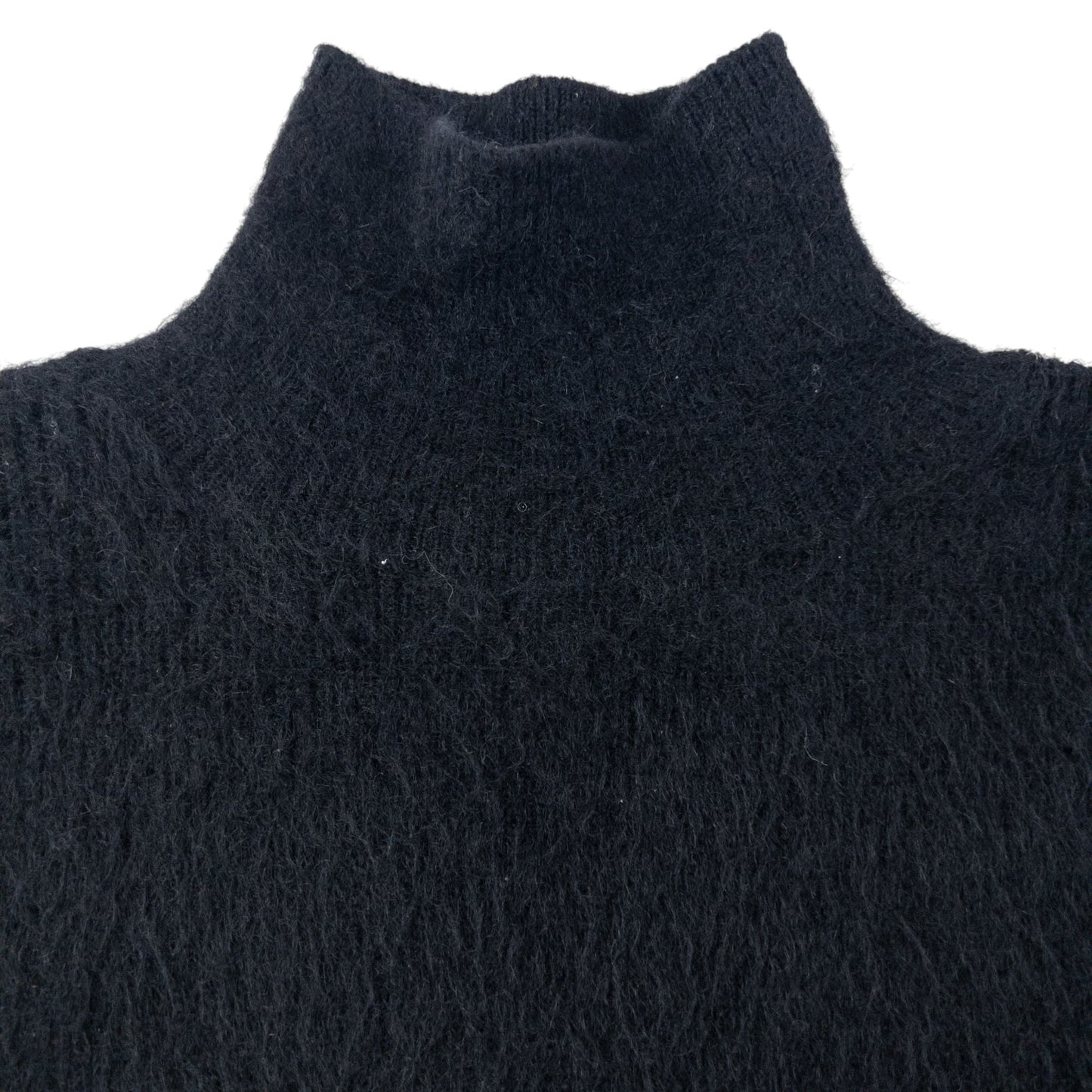 Vintage Hugo Boss Mohair Wool Turtleneck Jumper Womens Size M | Medium, Black