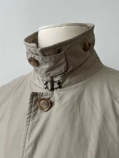 Hugo Boss 2000s High Neck Belted Trench Coat - L