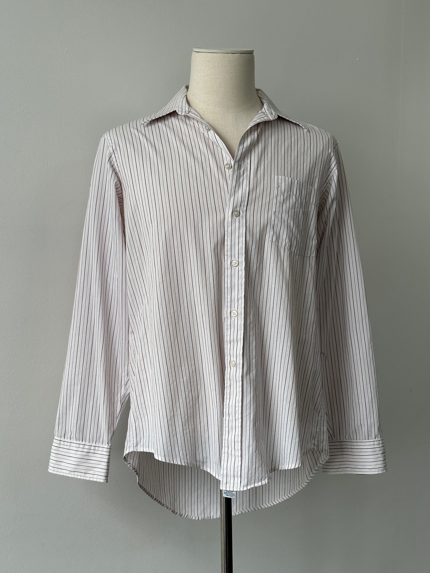 Christian Dior 1990s Cotton Striped Shirt - M