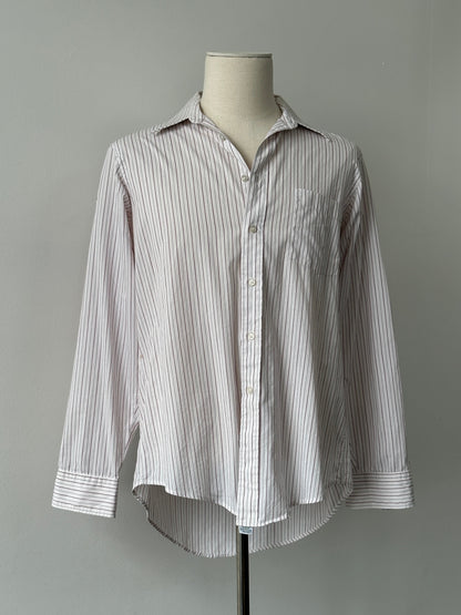 Christian Dior 1990s Cotton Striped Shirt - M