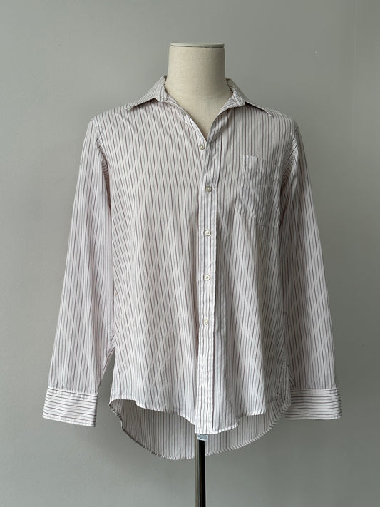 Christian Dior 1990s Cotton Striped Shirt - M