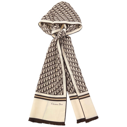 Vintage 90s Dior Monogram Silk Scarf