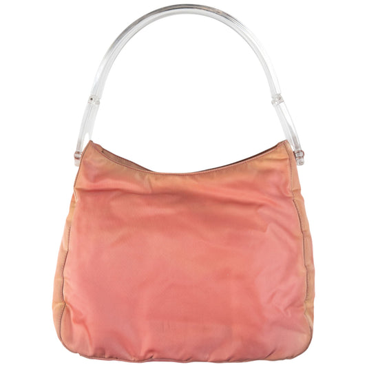 Vintage Prada Clear Handle Shoulder Bag