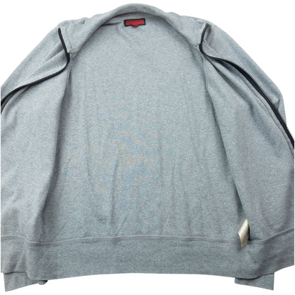 Vintage 2000s Burberry Zip Up Sweatshirt Size M | Medium, Grey